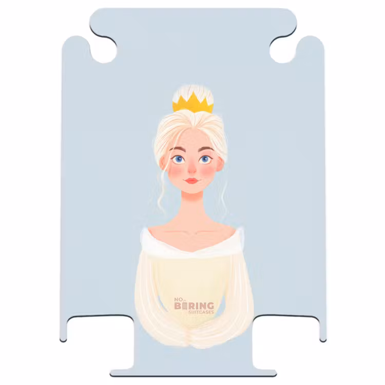 CaseSwap™ - Princess with a golden crown - Blue — 1