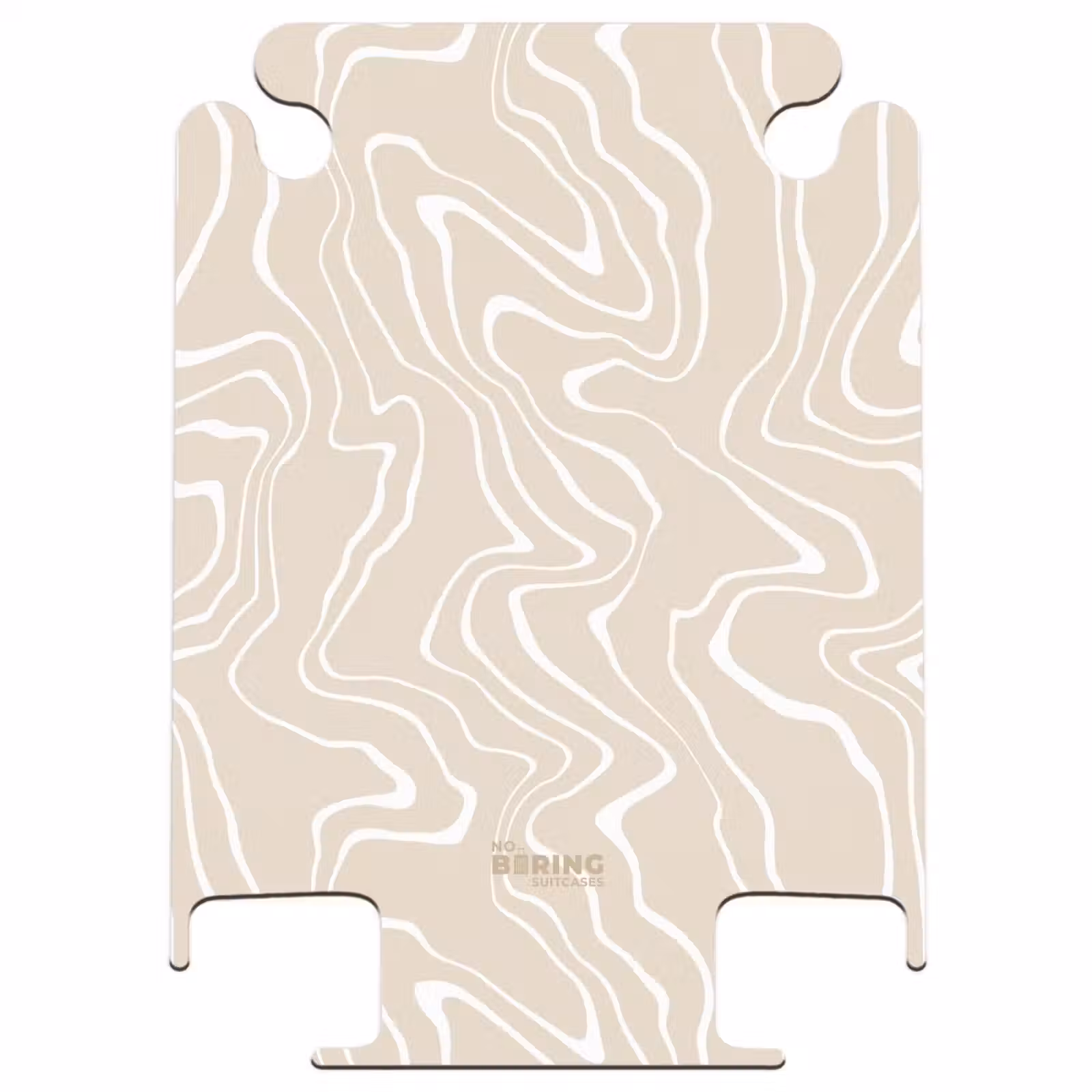 CaseSwap™ - Beige background with abstract white lines — 1
