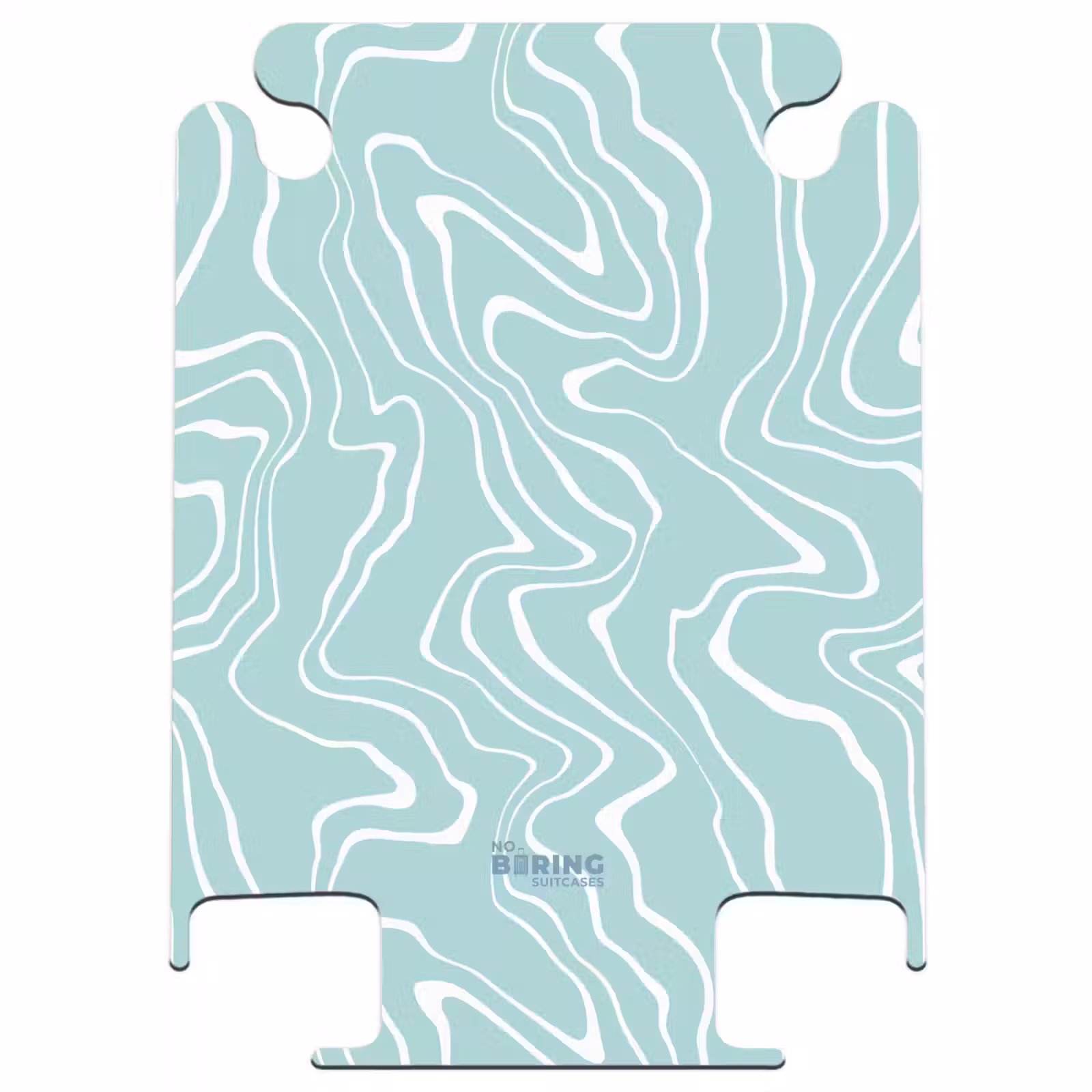 CaseSwap™ - Light blue background with abstract white lines — 1