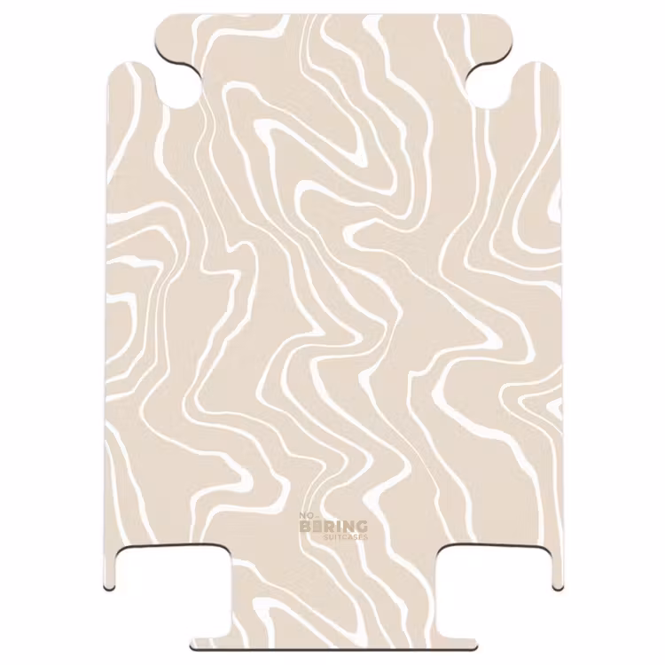 CaseSwap™ - Beige background with abstract white lines — 1