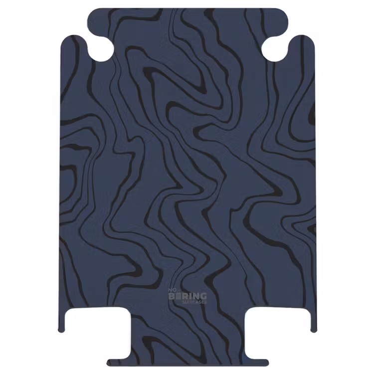 CaseSwap™ - Dark blue background with abstract black lines — 1
