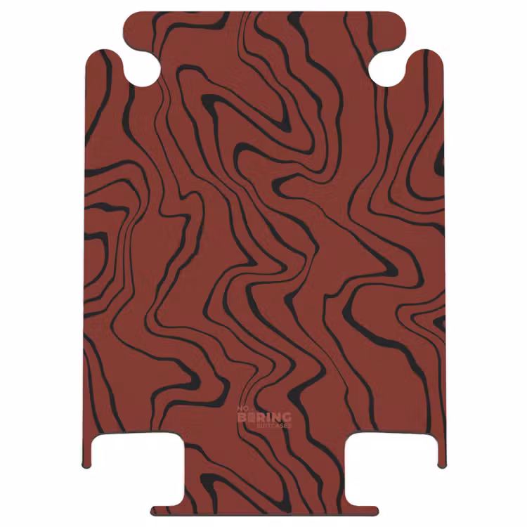 CaseSwap™ - Red background with abstract black lines — 1