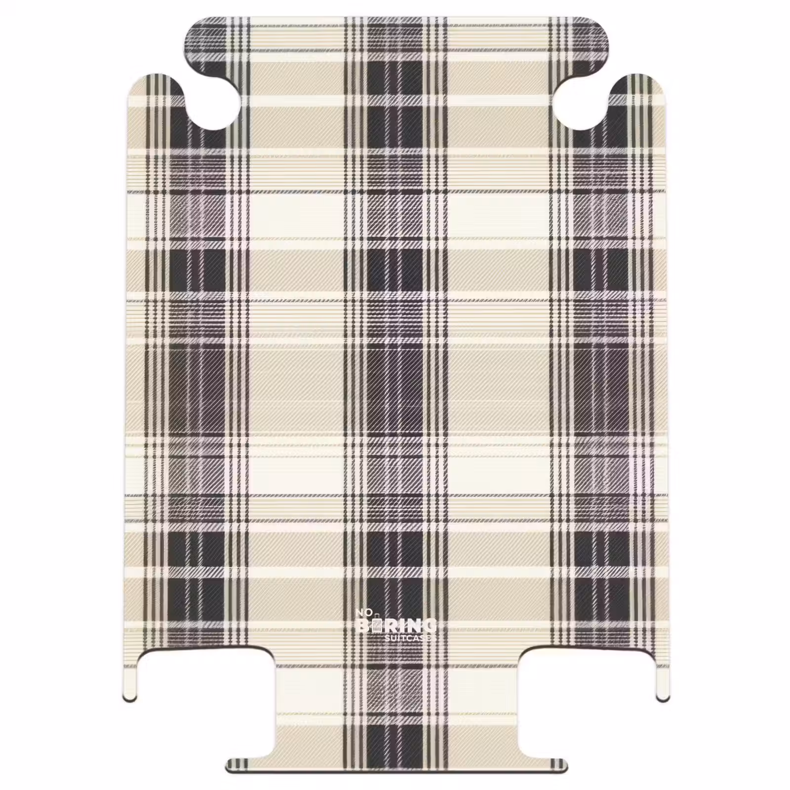 CaseSwap™ - Classic plaid pattern in beige — 1