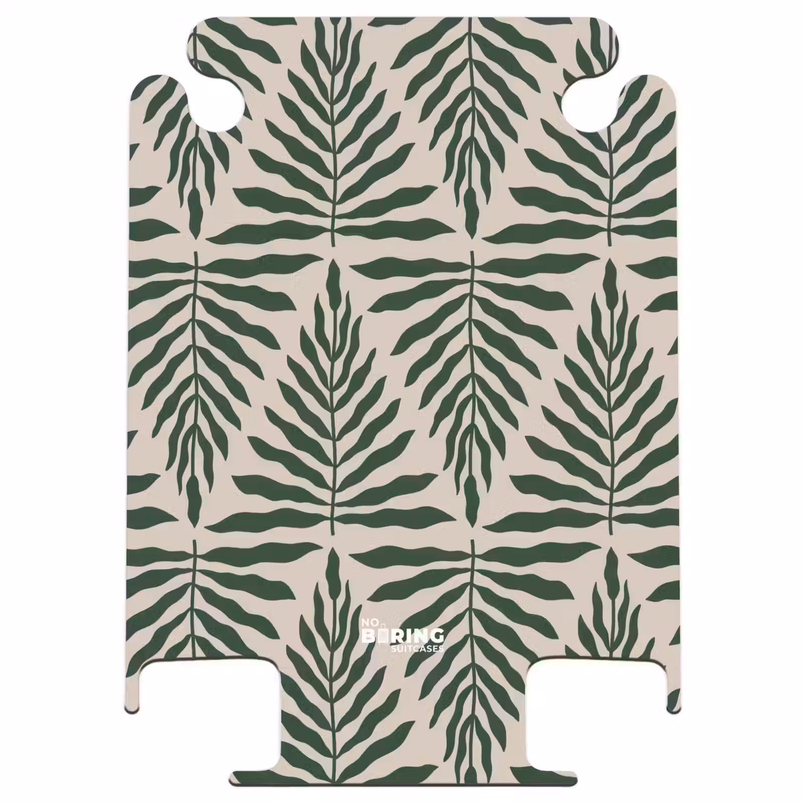 CaseSwap™ - Pattern of leaves in beige with dark green — 1