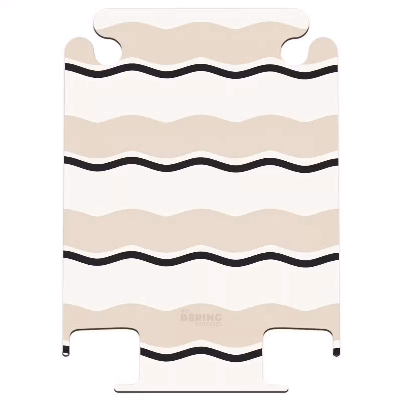 CaseSwap™ - Wavy stripes in cream shades — 1