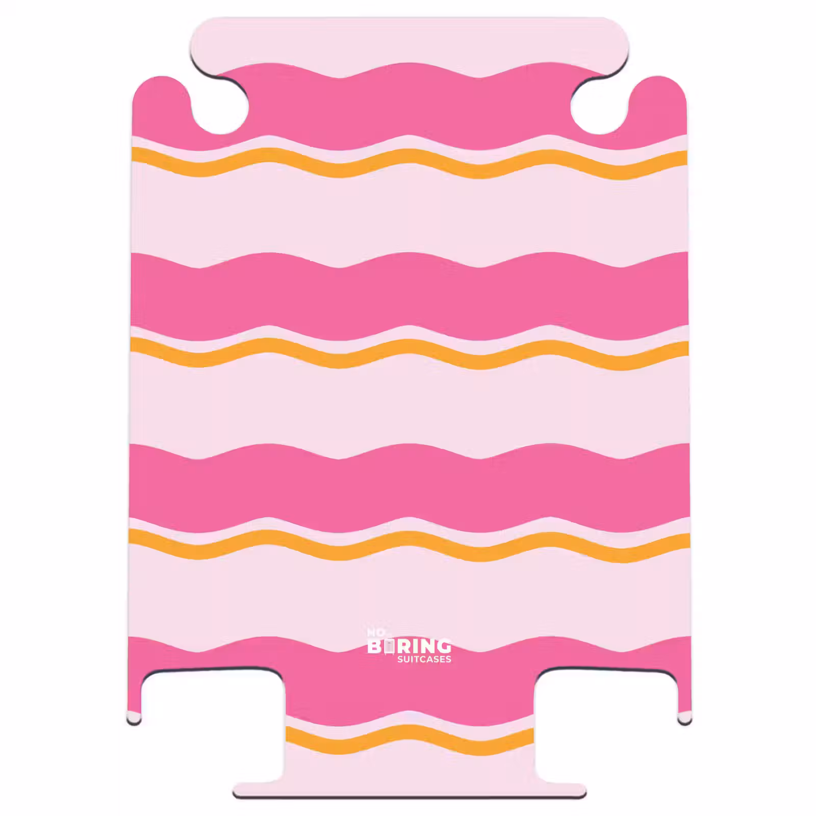 CaseSwap™ - Wavy stripes in pink and orange — 1