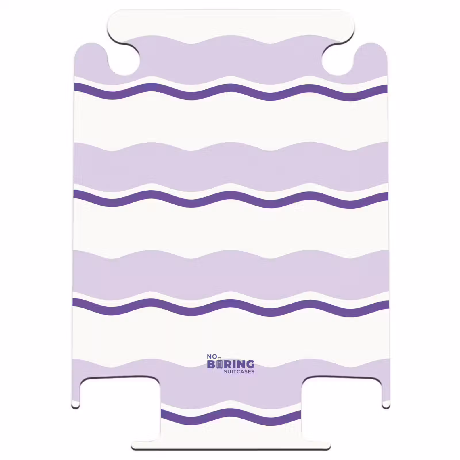 CaseSwap™ - Wavy stripes in shades of purple — 1
