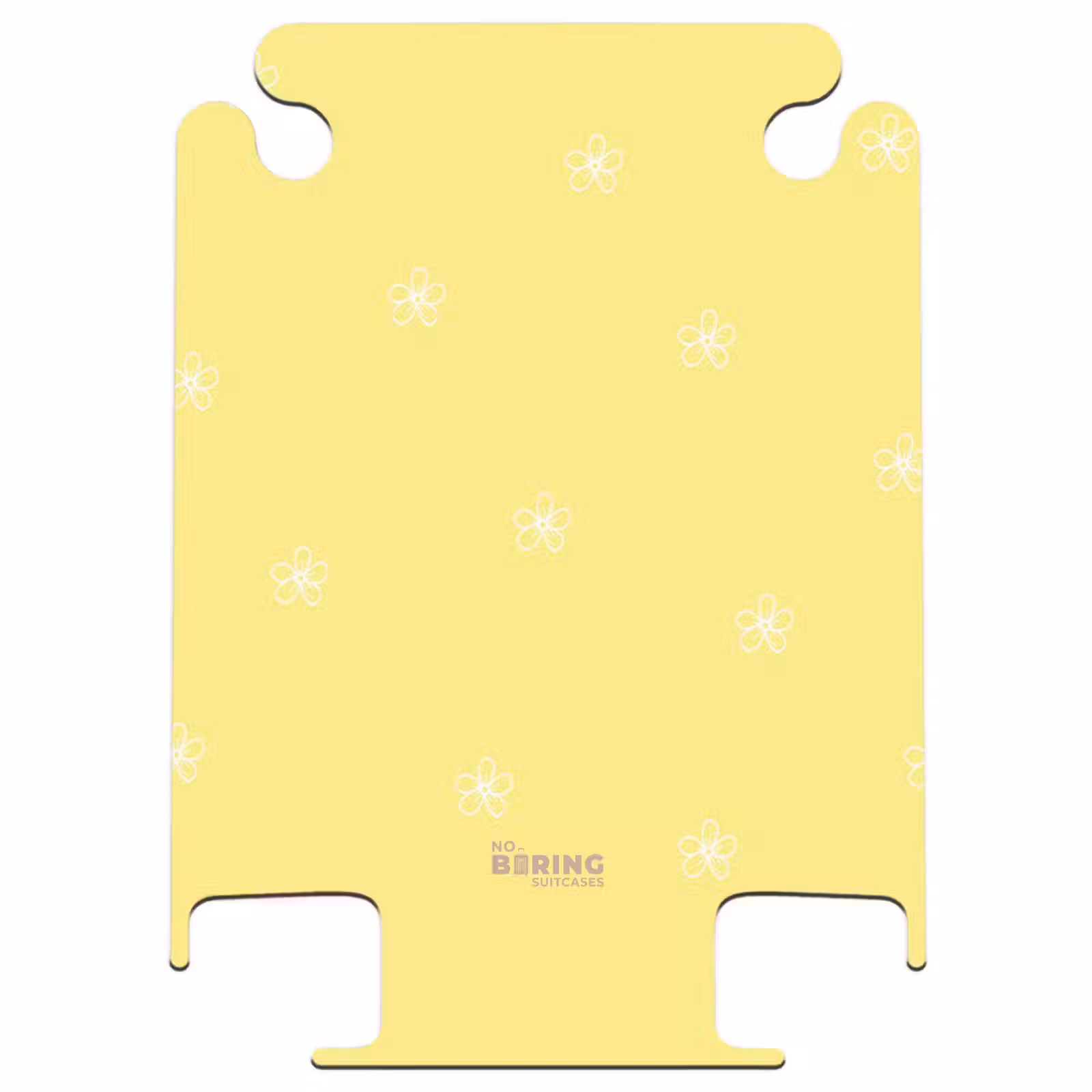 CaseSwap™ - Yellow background with white flowers — 1