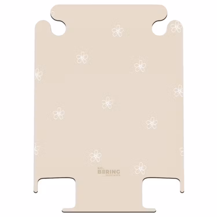 CaseSwap™ - Beige background with white flowers — 1