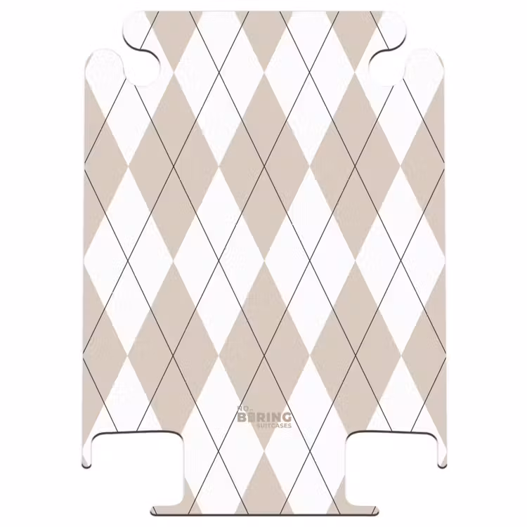 CaseSwap™ - Beige plaid pattern — 1