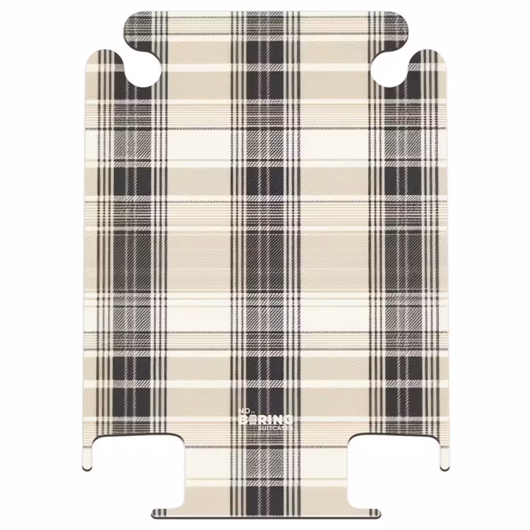CaseSwap™ - Classic plaid pattern in beige — 1