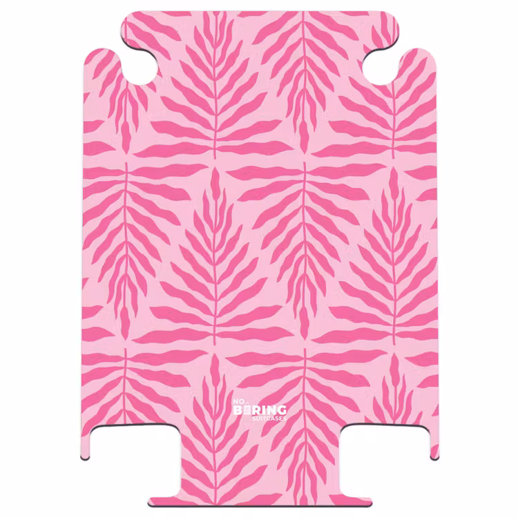 CaseSwap™ - Pattern of leaves in light and dark pink — 1
