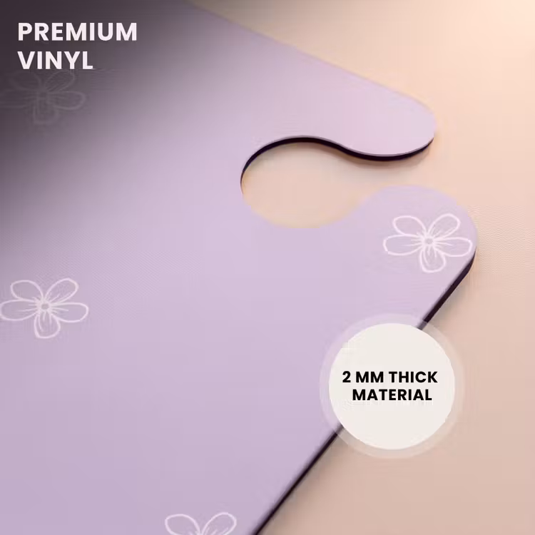 CaseSwap™ - Purple background with white flowers — 6