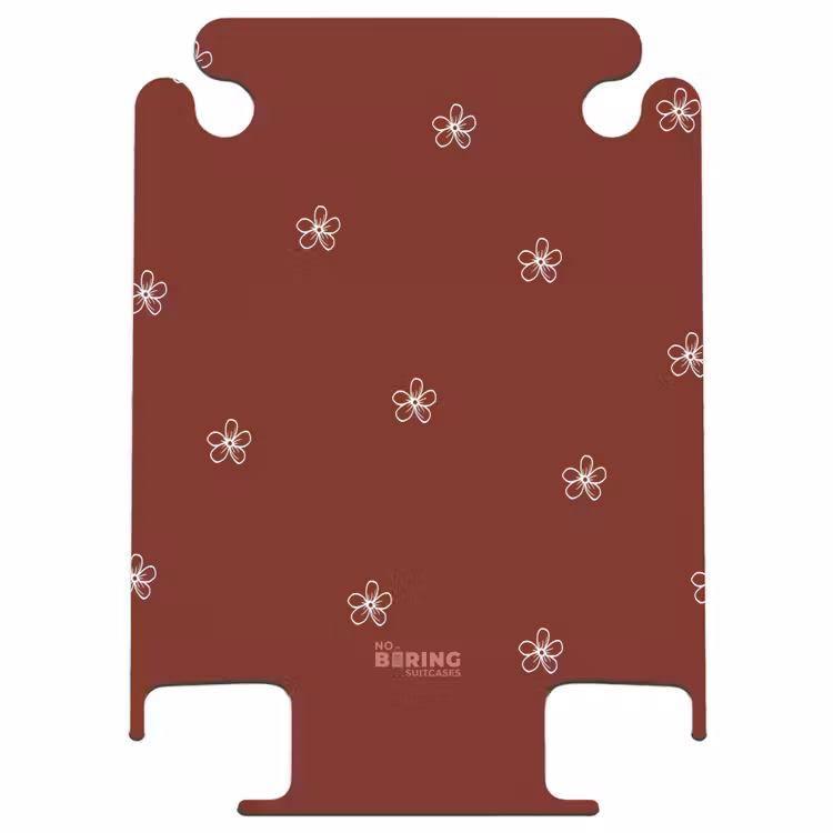 CaseSwap™ - Red background with white flowers — 1