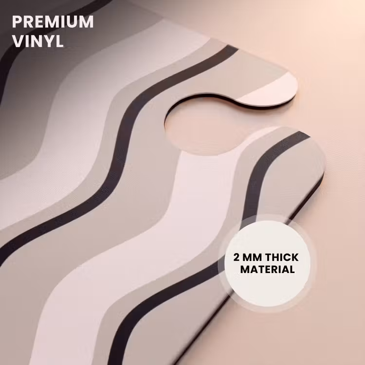CaseSwap™ - Vertical waves in cream shades — 6