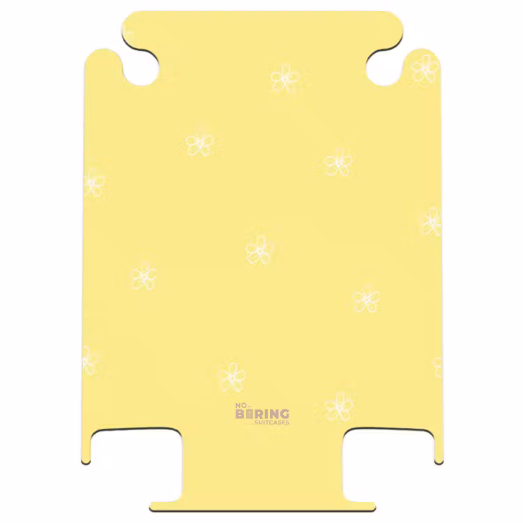 CaseSwap™ - Yellow background with white flowers — 1