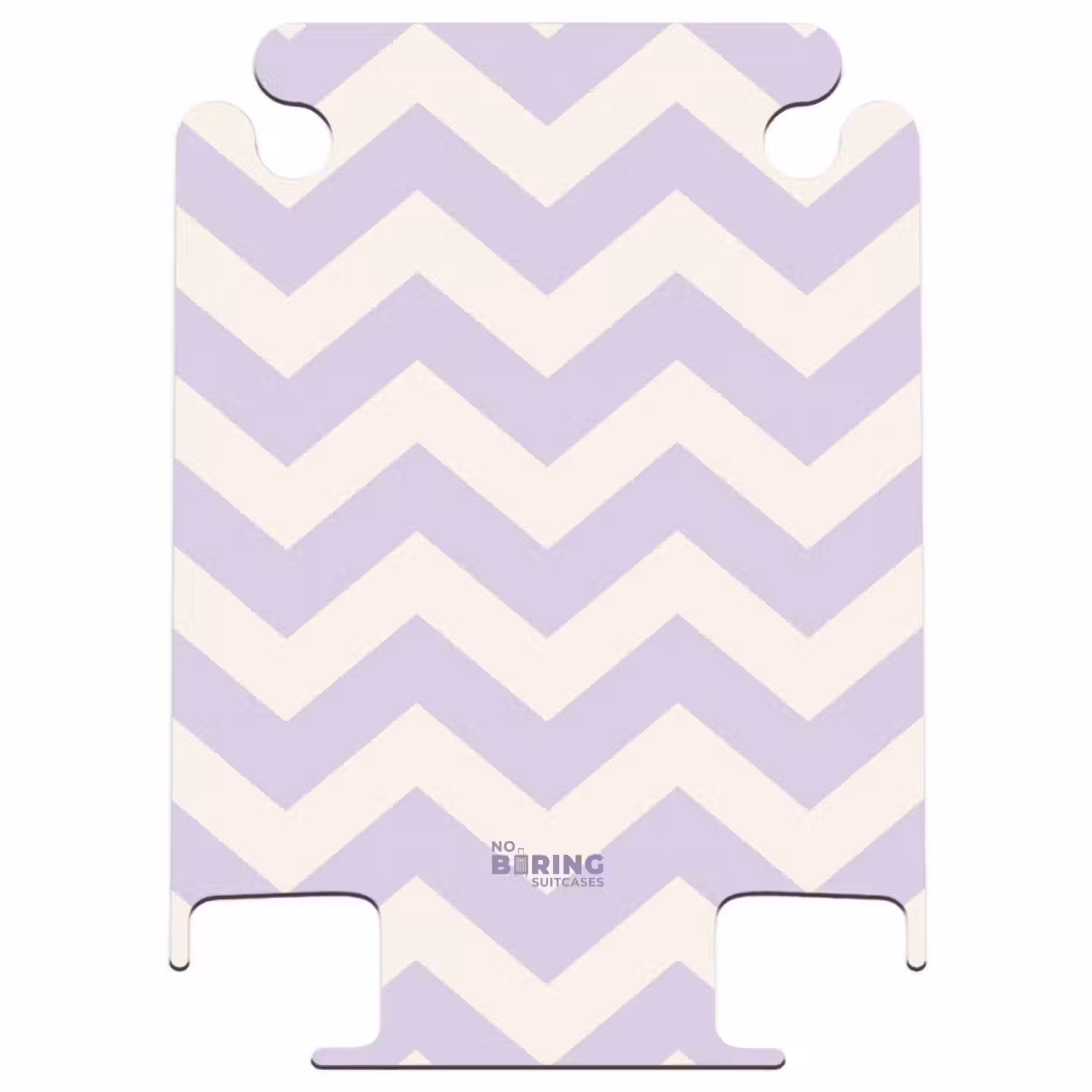 CaseSwap™ - Zigzag pattern in purple and white — 1