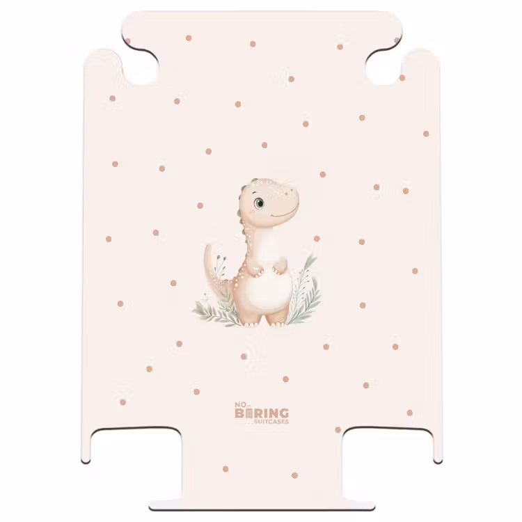 CaseSwap - Beige dino on a polka dot background — 1