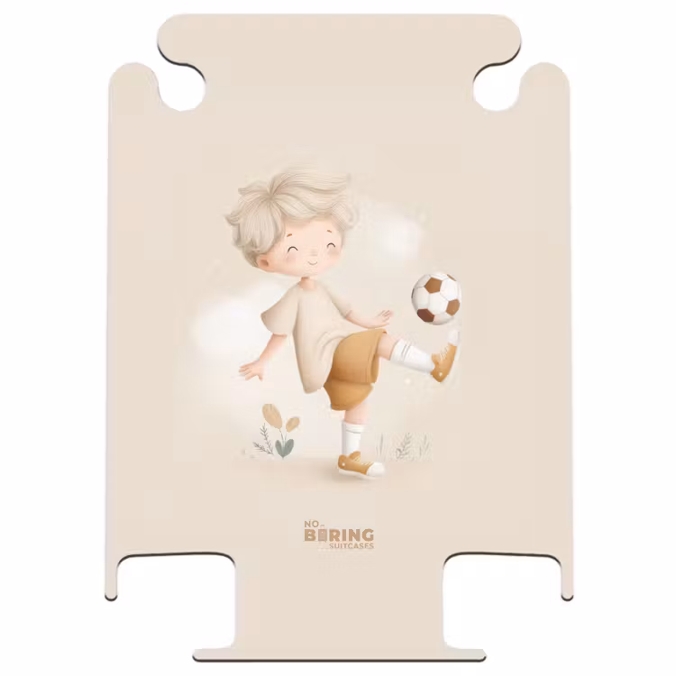 CaseSwap™ - Boy with a soccer ball in beige colors — 1