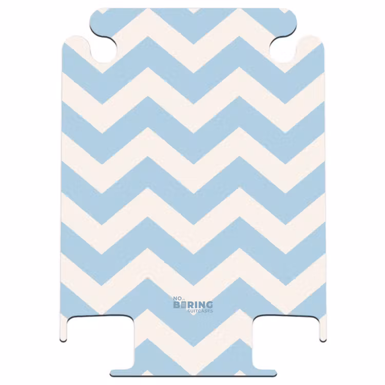 CaseSwap™ - Zigzag pattern in blue and white — 1
