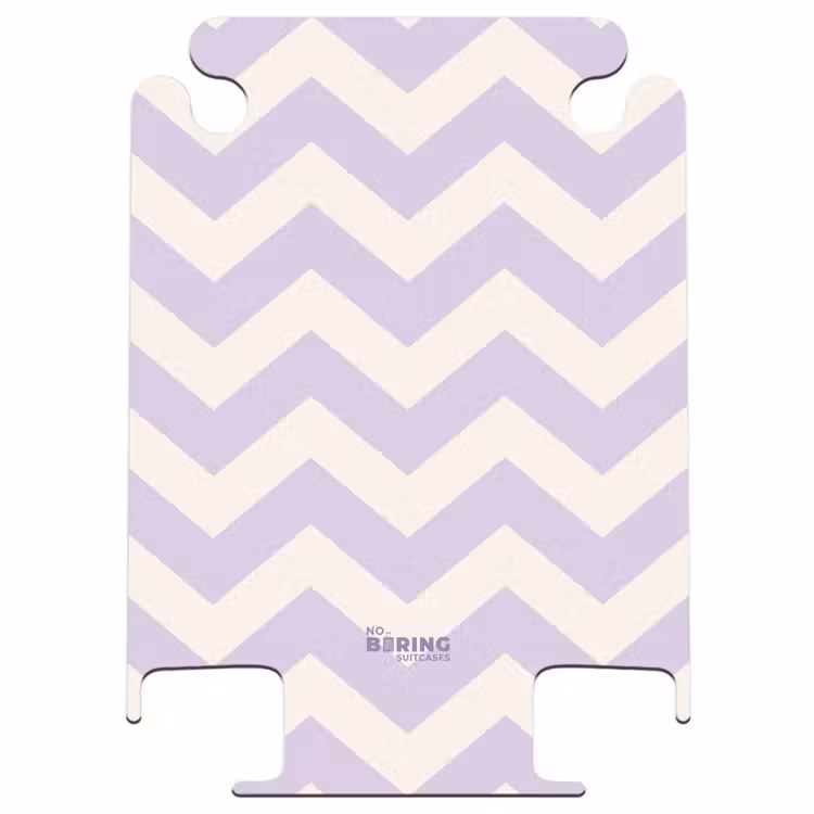 CaseSwap™ - Zigzag pattern in purple and white — 1