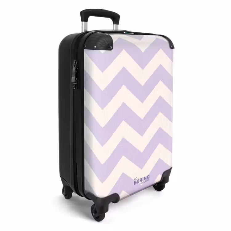 CaseSwap™ - Zigzag pattern in purple and white — 2
