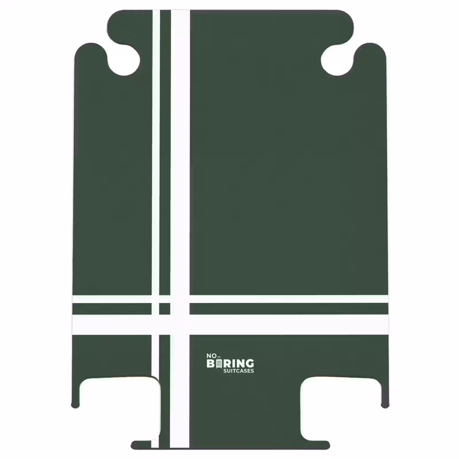 CaseSwap™ - Dark green background with white cross pattern at lower left — 1