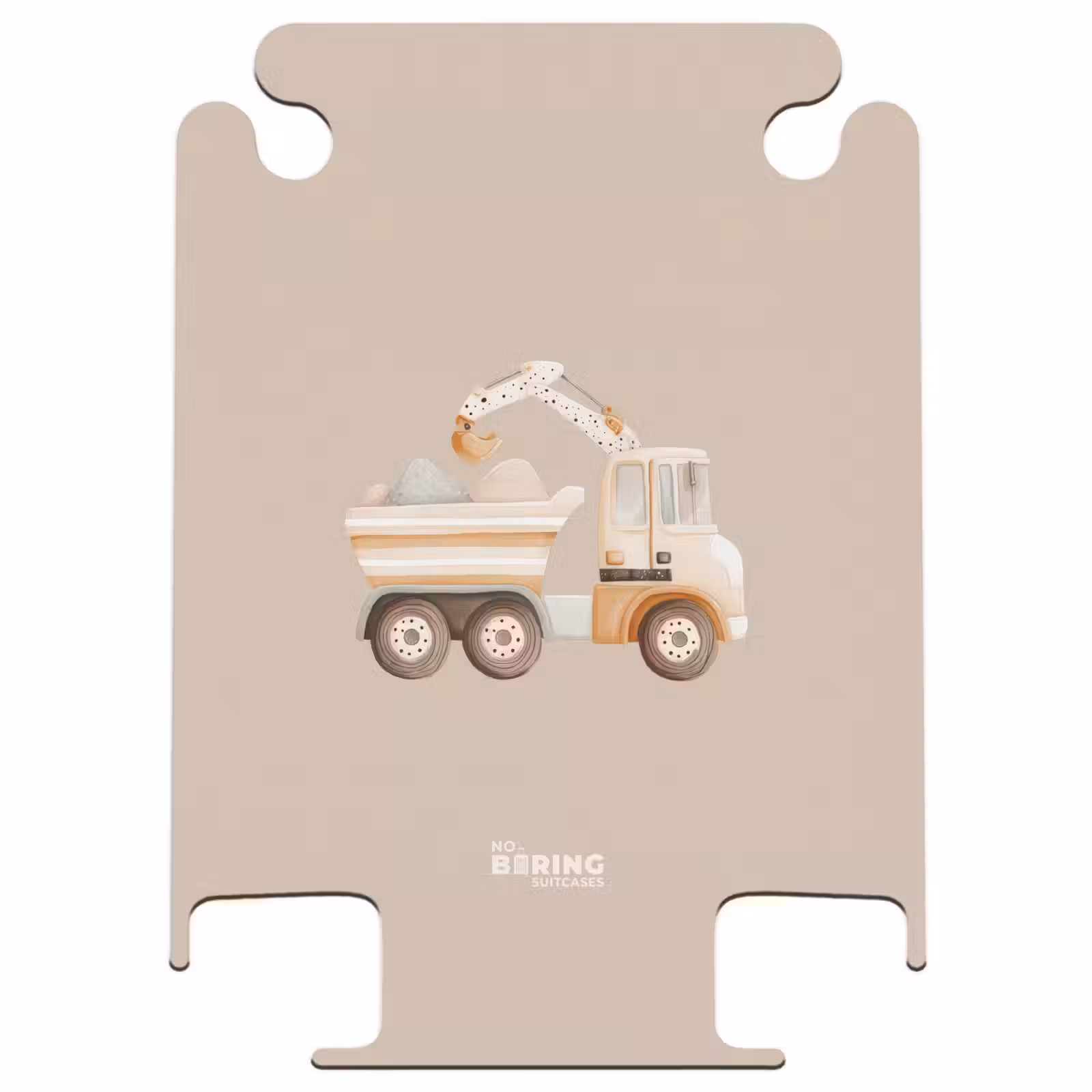 CaseSwap™ - Yellow dump truck in neutral colors — 1