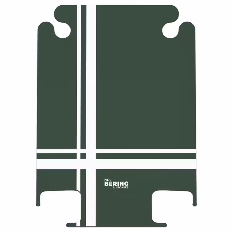 CaseSwap™ - Dark green background with white cross pattern at lower left — 1