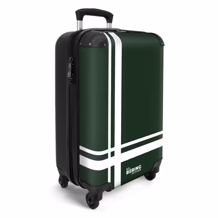 CaseSwap™ - Dark green background with white cross pattern at lower left — 2