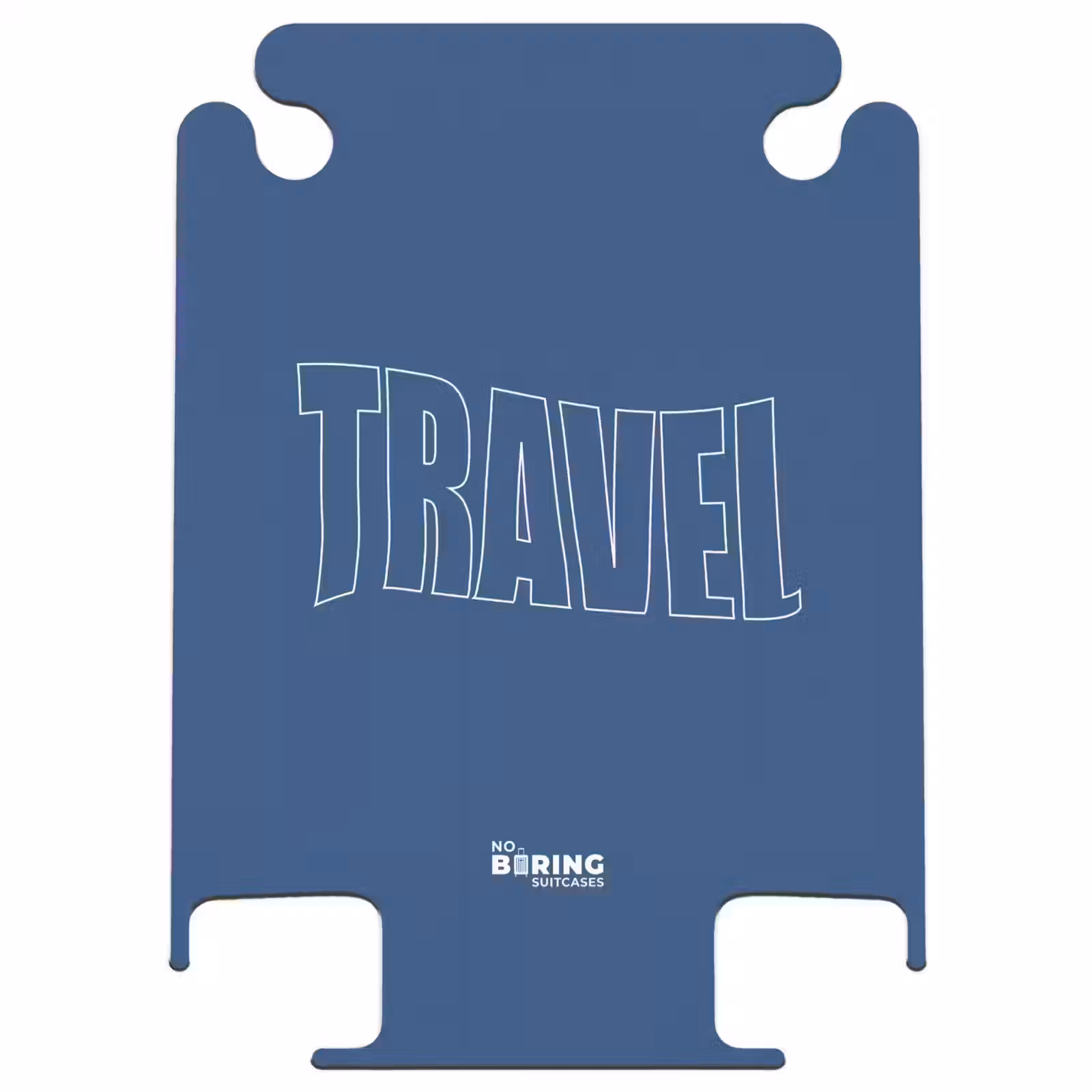 CaseSwap™ - Blue background with large outline text Travel — 1
