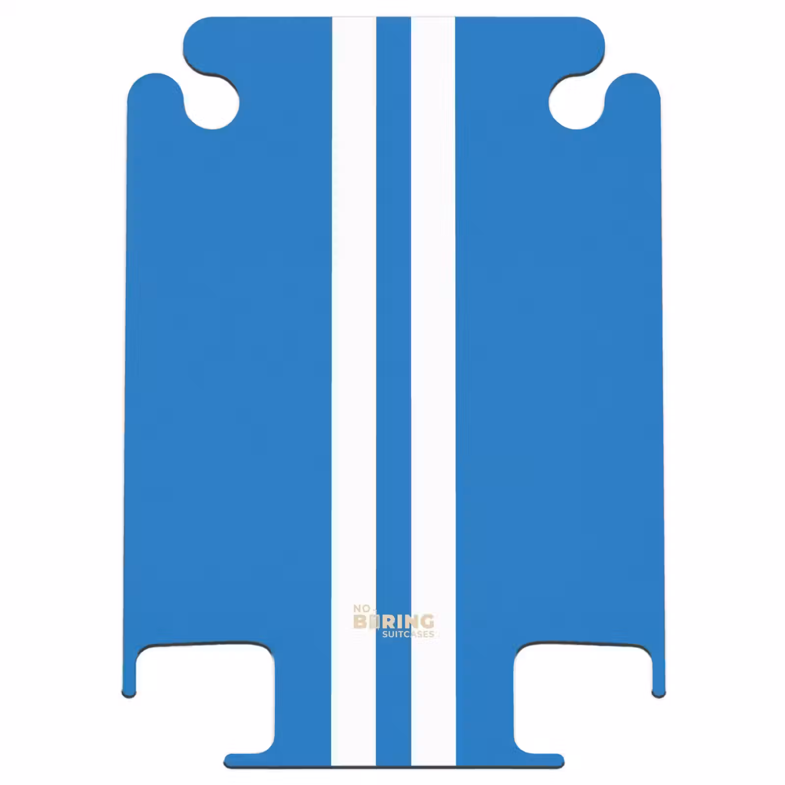 CaseSwap™ - Bright blue background with double white center stripe — 1