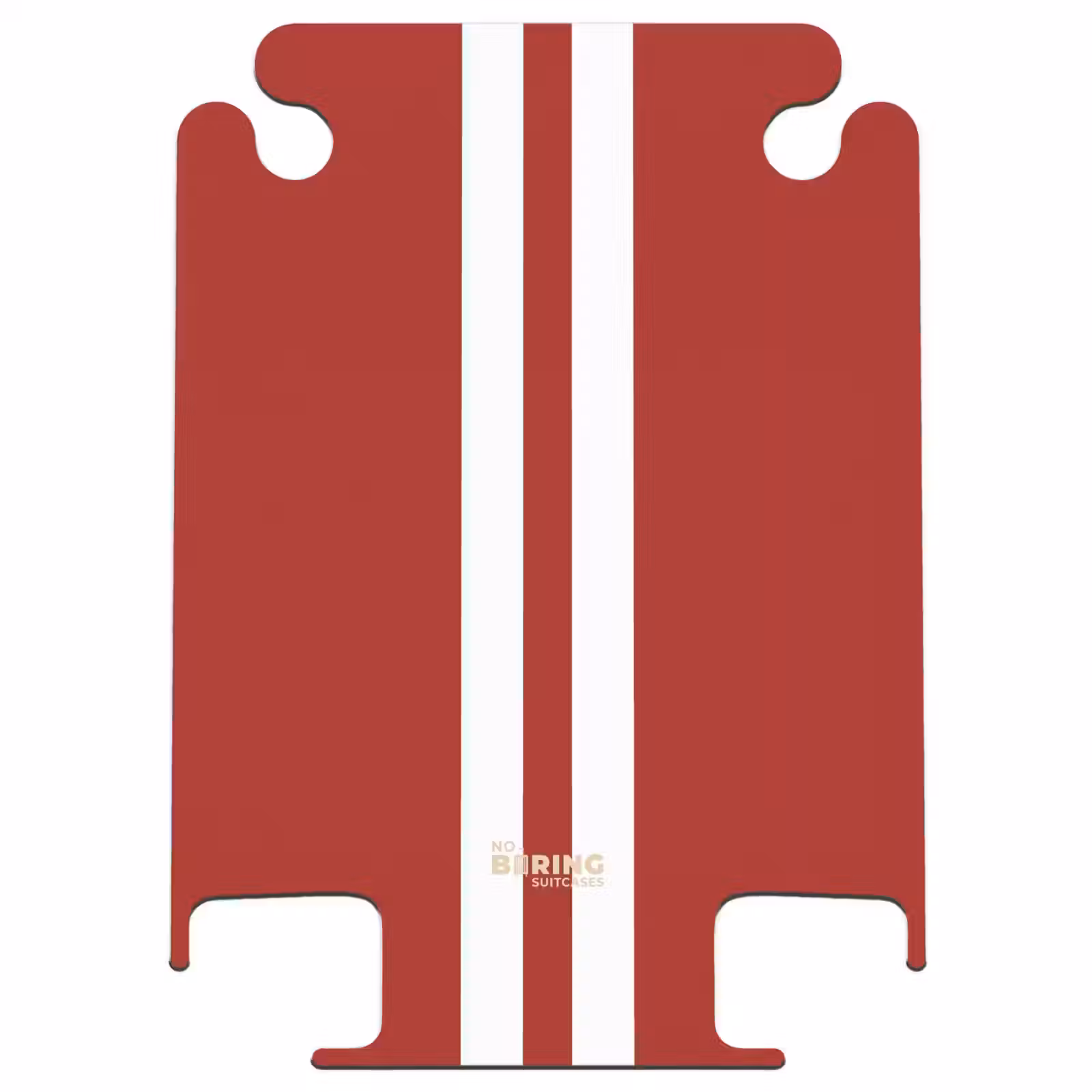 CaseSwap™ - Red background with double white center stripe — 1