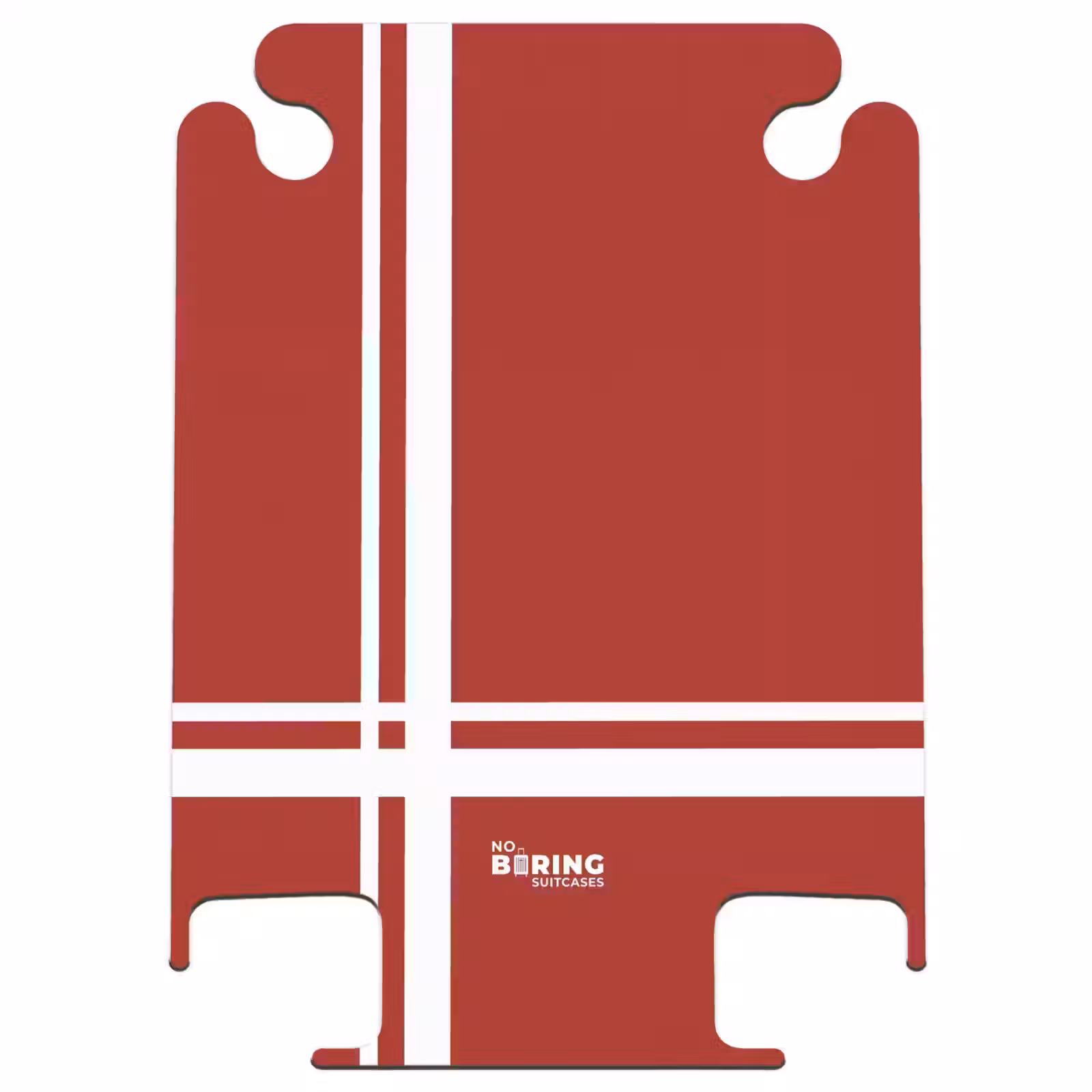 CaseSwap™ - Red background with white cross pattern at lower left — 1