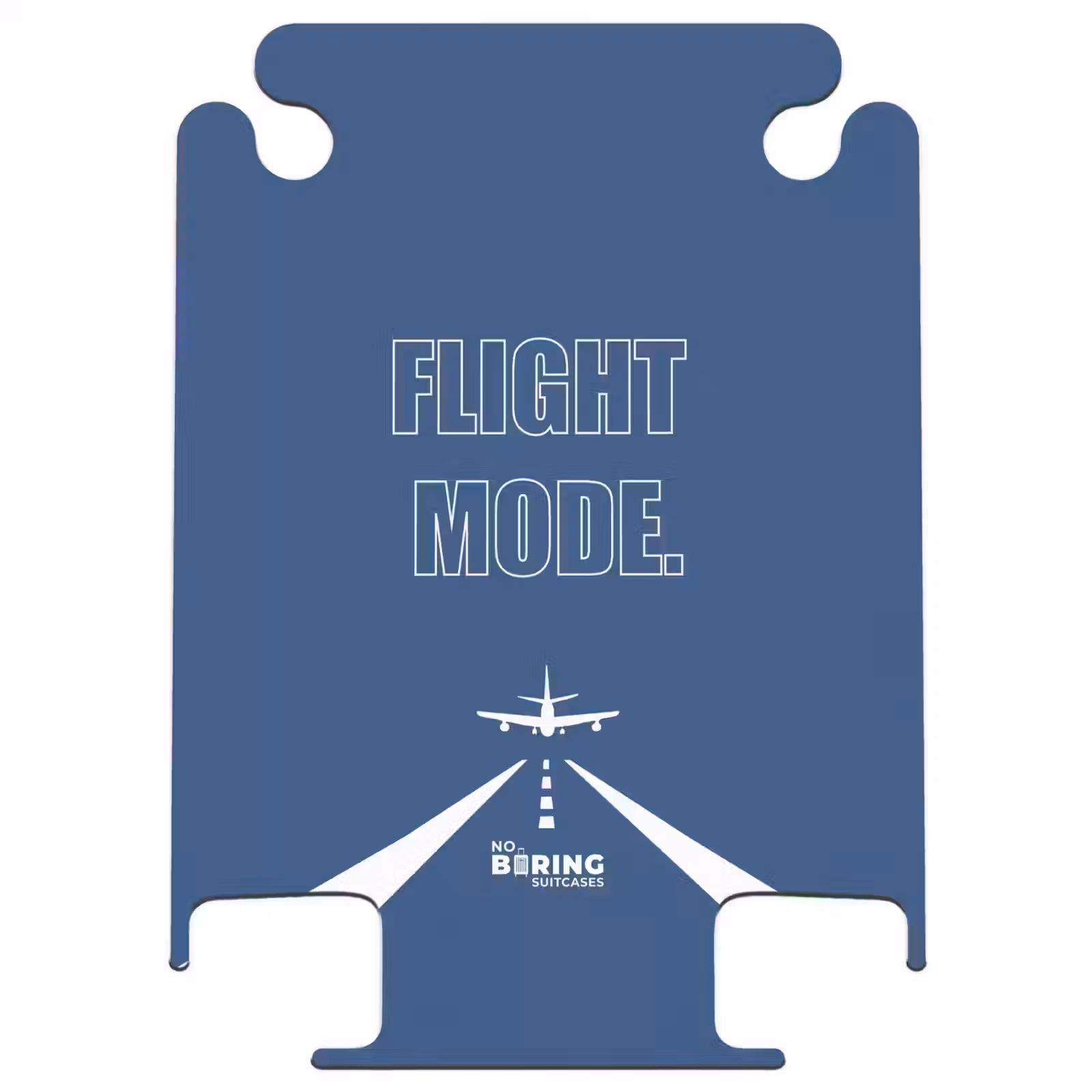 CaseSwap™ - Blue background with airplane and text Flight Mode — 1