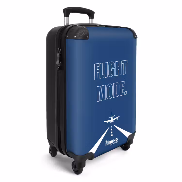 CaseSwap™ - Blue background with airplane and text Flight Mode — 2