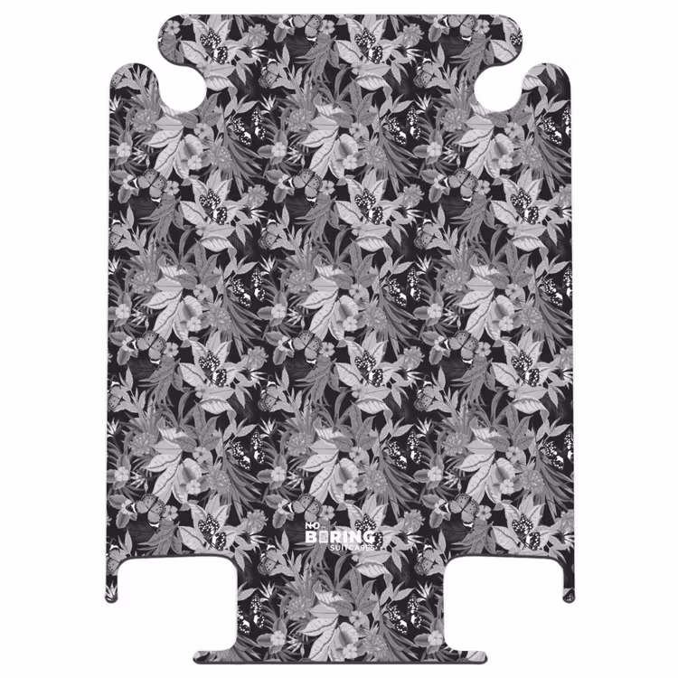 CaseSwap - Tropical butterfly pattern black and white — 1
