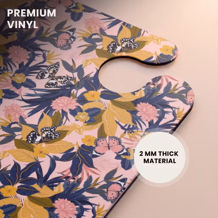 CaseSwap™ - Tropical butterfly pattern blue yellow — 6