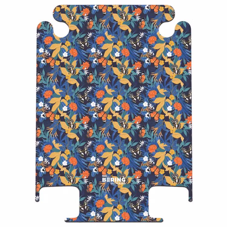 CaseSwap™ - Tropical butterfly pattern dark blue — 1