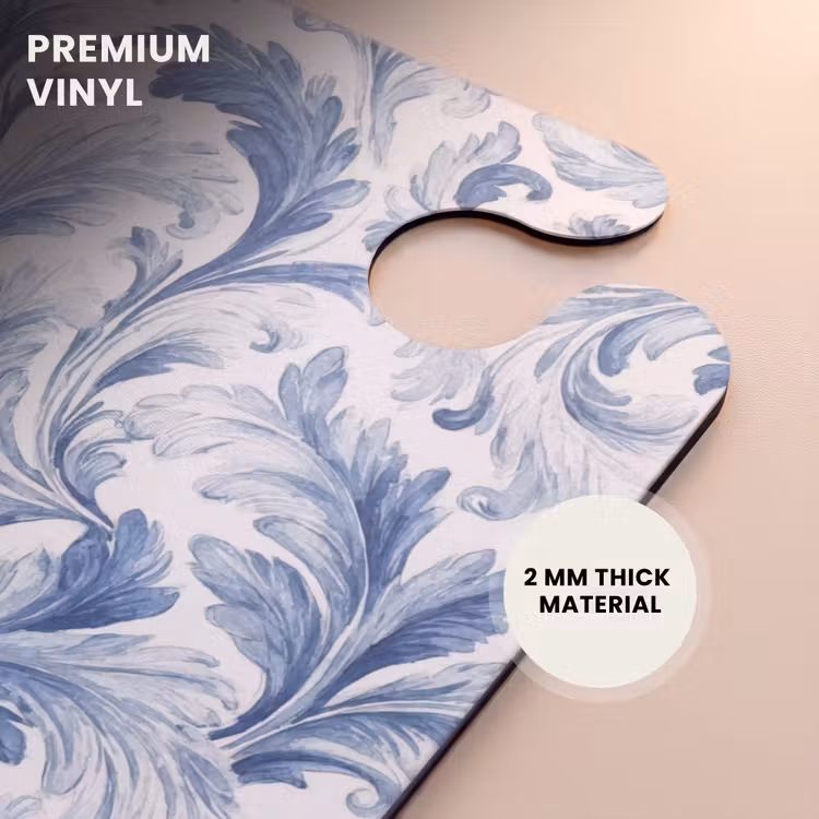 CaseSwap - Baroque leaves pattern blue — 6
