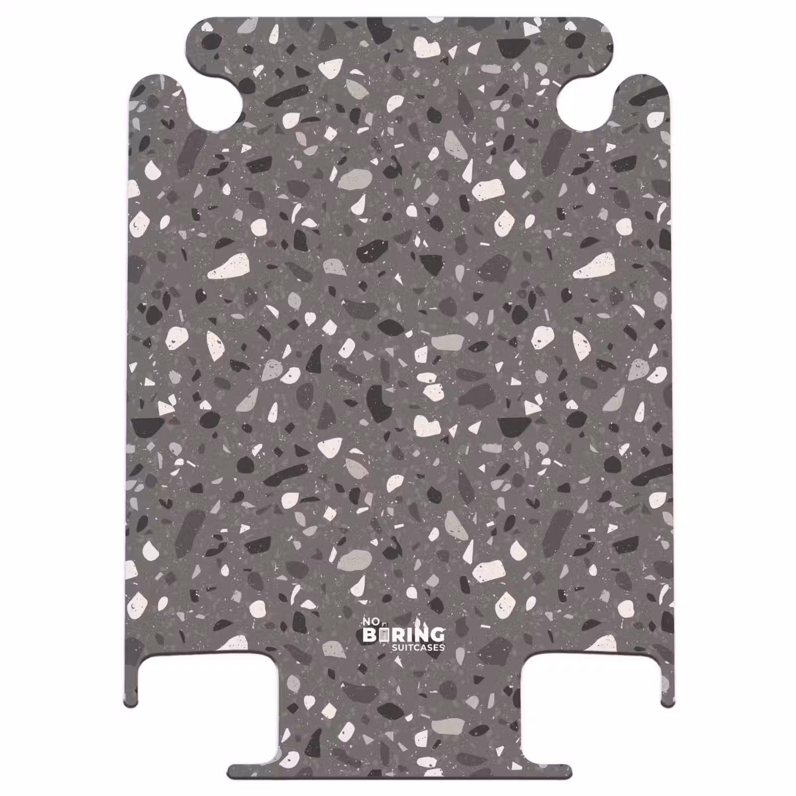 CaseSwap™ - Terrazzo pattern multicolored dark gray — 1