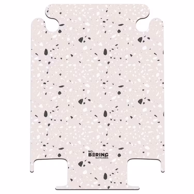 CaseSwap™ - Terrazzo pattern beige with black and white — 1