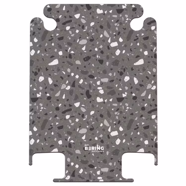 CaseSwap™ - Terrazzo pattern multicolored dark gray — 1