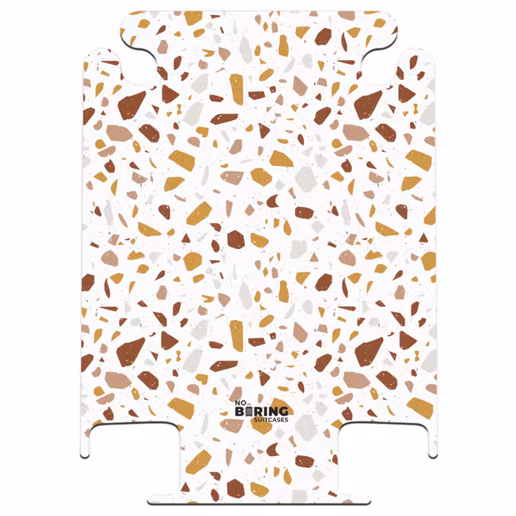 CaseSwap - Terrazzo pattern multicolored ochre and rust — 1