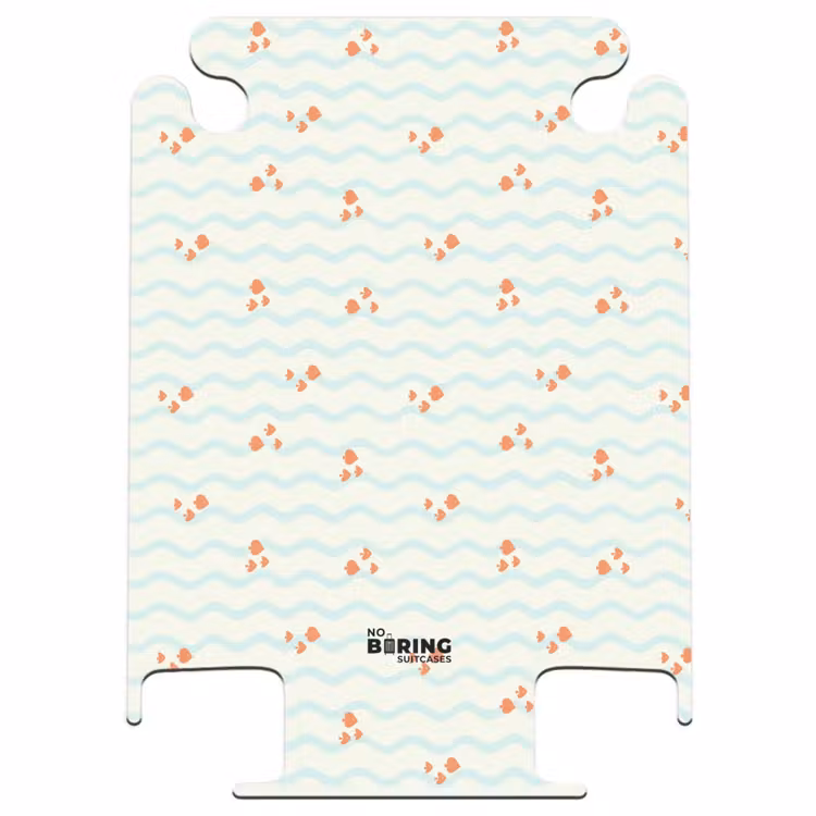 CaseSwap™ - Sea with fish pattern orange blue — 1