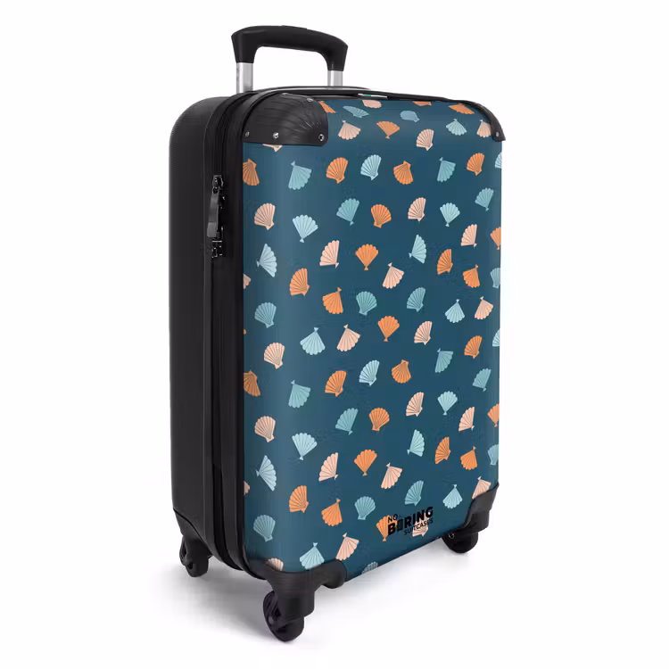 CaseSwap - Shells pattern blue orange — 2