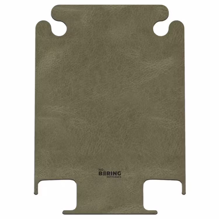 CaseSwap™ - Leather look khaki green — 1
