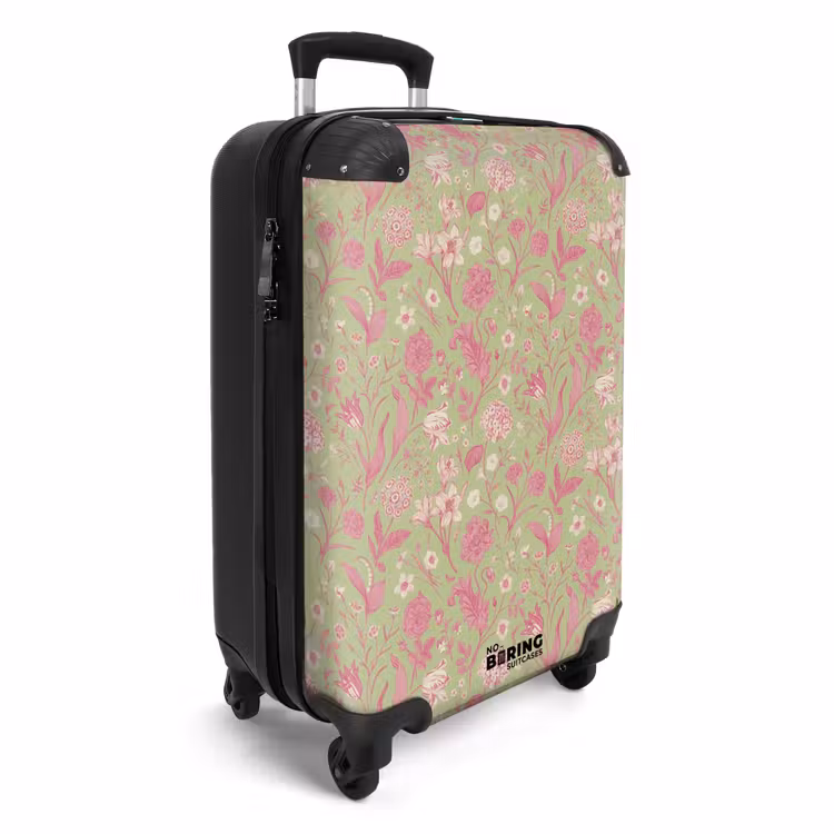 CaseSwap™ - Classic floral pattern pink and green — 2