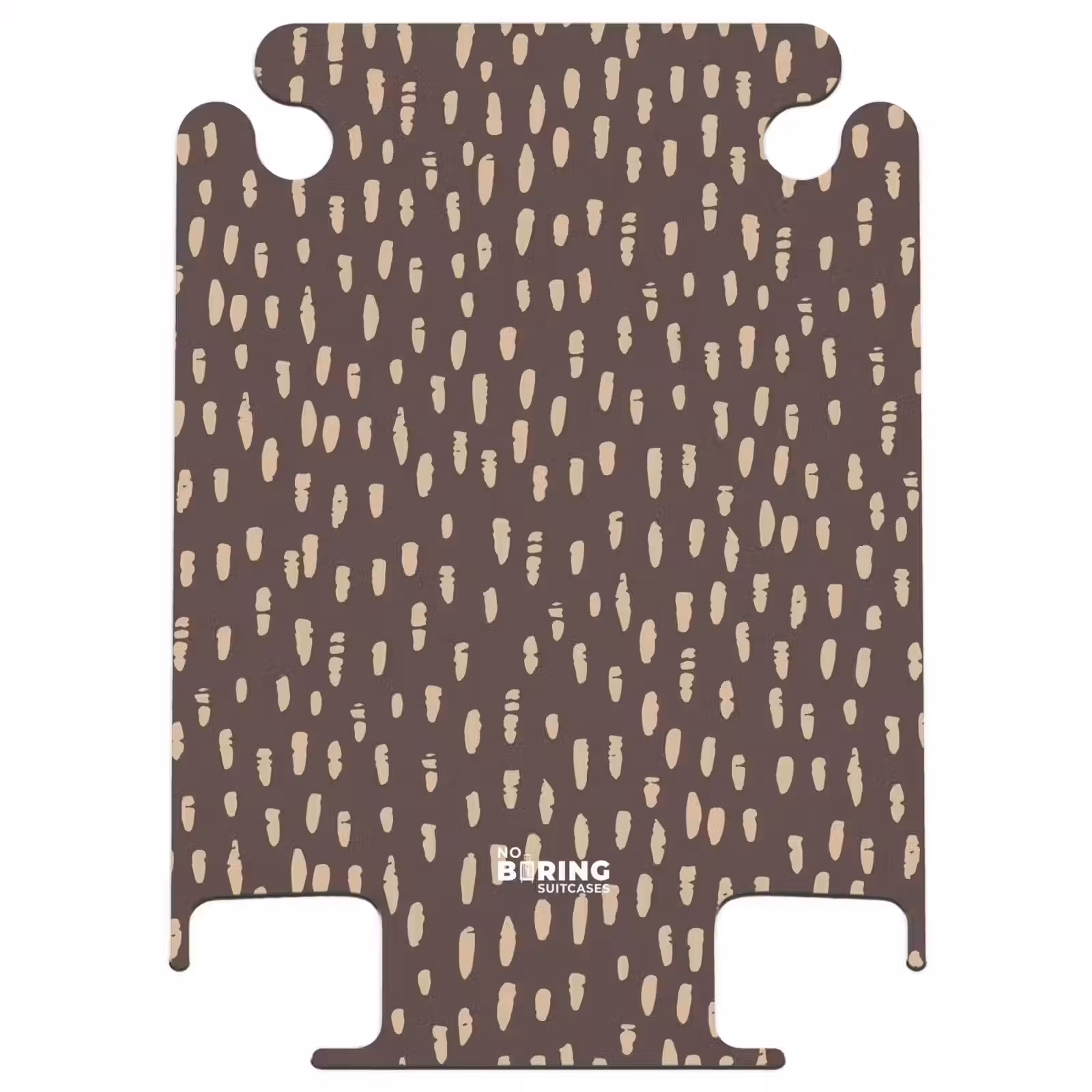 CaseSwap™ - Dark brown background with beige brushstrokes — 1