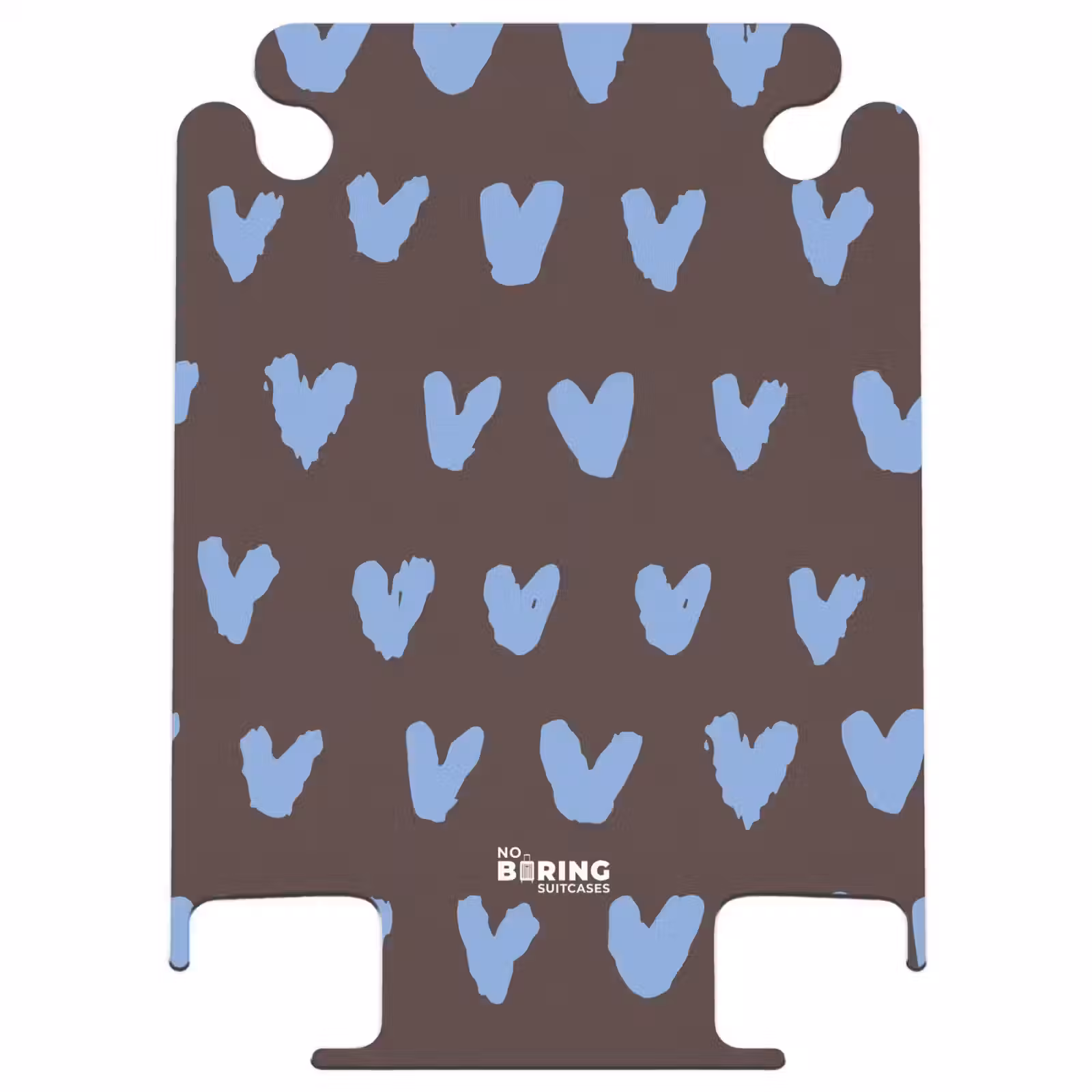 CaseSwap™ - Dark brown background with heart-like shapes — 1